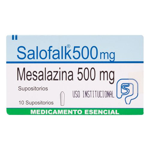 SALOFALK 500MG 10 SUPOSITORIOS.