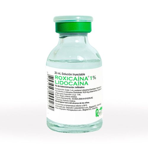 Roxicaina 1% Simple 20 Ml