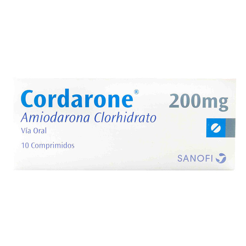 Cordarone 200 Mg 10 Tabletas