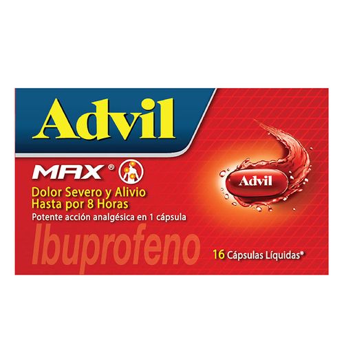 Advil Max 16 Capsulas