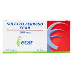 SULFATO-FERROSO-200-MG-250-GRAGEAS-EC