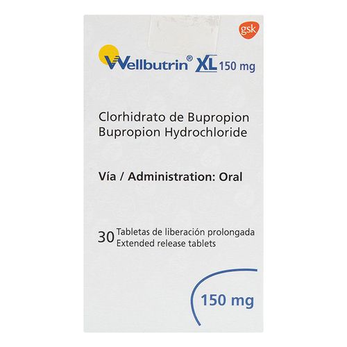 Wellbutrin Xl 150M 30 Tabletas