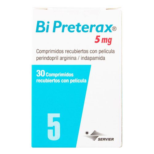 Bi Preterax 5 Mg 30 Comprimidos