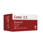 CORBIS-BISOPROLOL-2.5-MG-30-TABLETAS