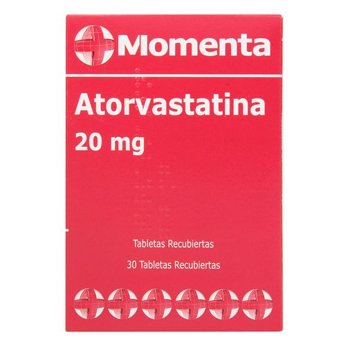 Atorvastatina 20 Mg. 30 Tab Momenta
