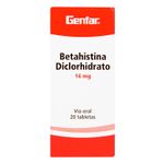 BETAHISTINA-16-MG-20-TABLETAS-GF