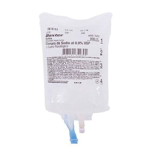 Suero Fisiologico Cloruro De Sodio 500 Ml