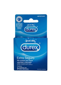 Condones Durex Invisible de 3 unidades