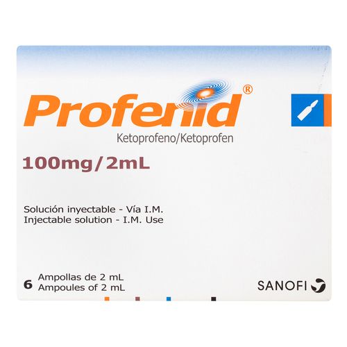 Profenid 100 Mg 6 Ampollas