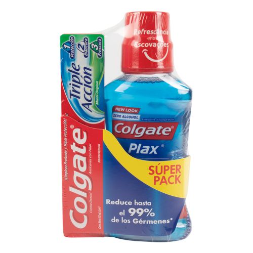 Enjuague Colgate Plax Ice 250+Tri.Acc.50