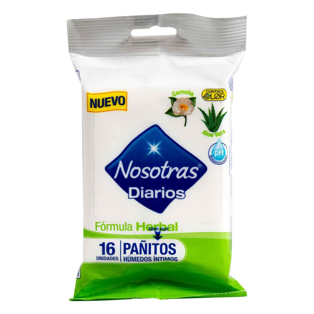 Pañitos Húmedos Íntimos 20 Unidades