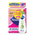 TOALLAS-HIGIENICAS-NOSOTRAS-INVISIBLE-RAPIGEL-30-UNDS--JABON-INTIMO-130ML