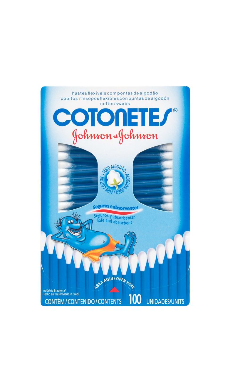COPITOS-COTONETES-JOHNSON-S-100-UNIDADES
