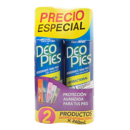 Desodorante Deopies Antibacterial Spray Duo 260 Ml