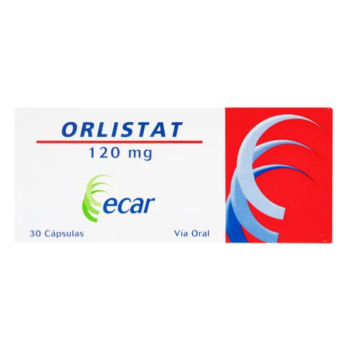 Orlistat 120 Mg 30 Capsulas Ecar