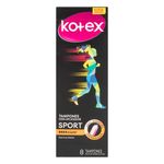 TAMPON-KOTEX-SPORT-SUPER-CON-APLICADOR-8-UDS