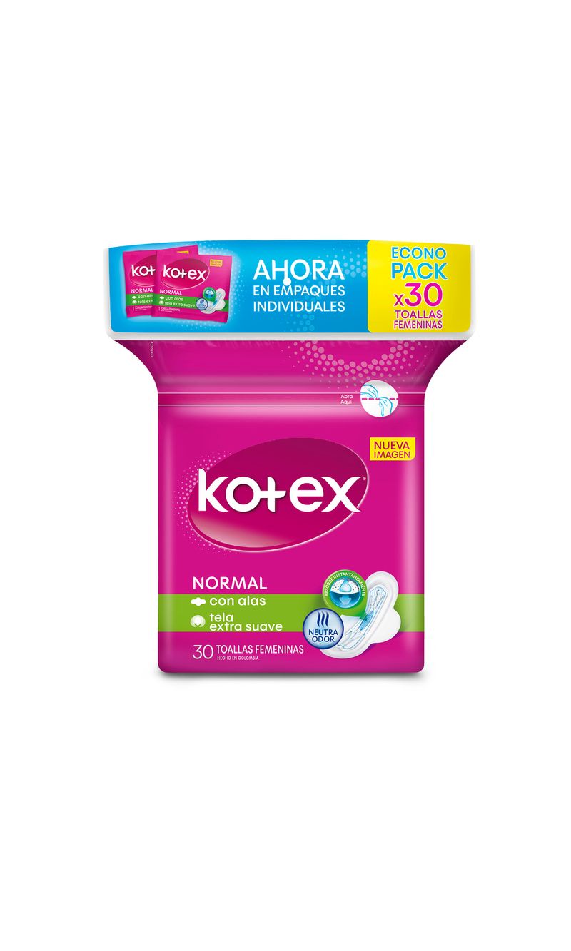TOALLAS-HIGIENICAS-KOTEX-FEM-NORMAL-TELA-30-UNIDADES