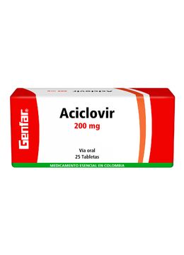 Aciclovir 800mg