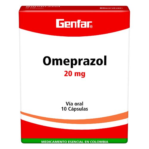 Omeprazol 20 Mg 10 Capsulas Gf
