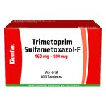 TRIMETOPRIM-SULFAMETOXAZOL-F-160-800-100-TABLETAS-GF