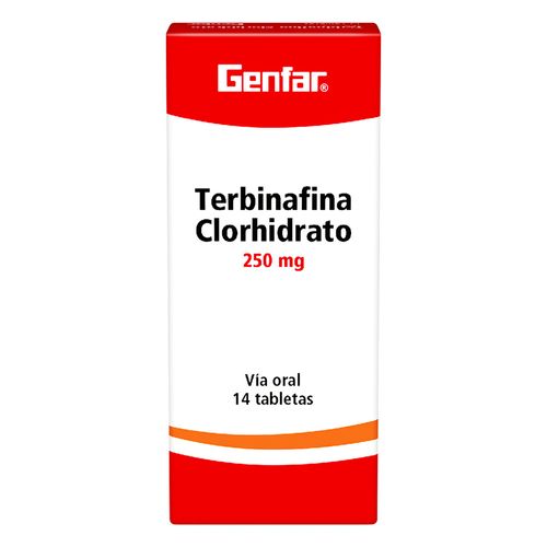 Terbinafina 250 Mg 14 Tabletas Gf