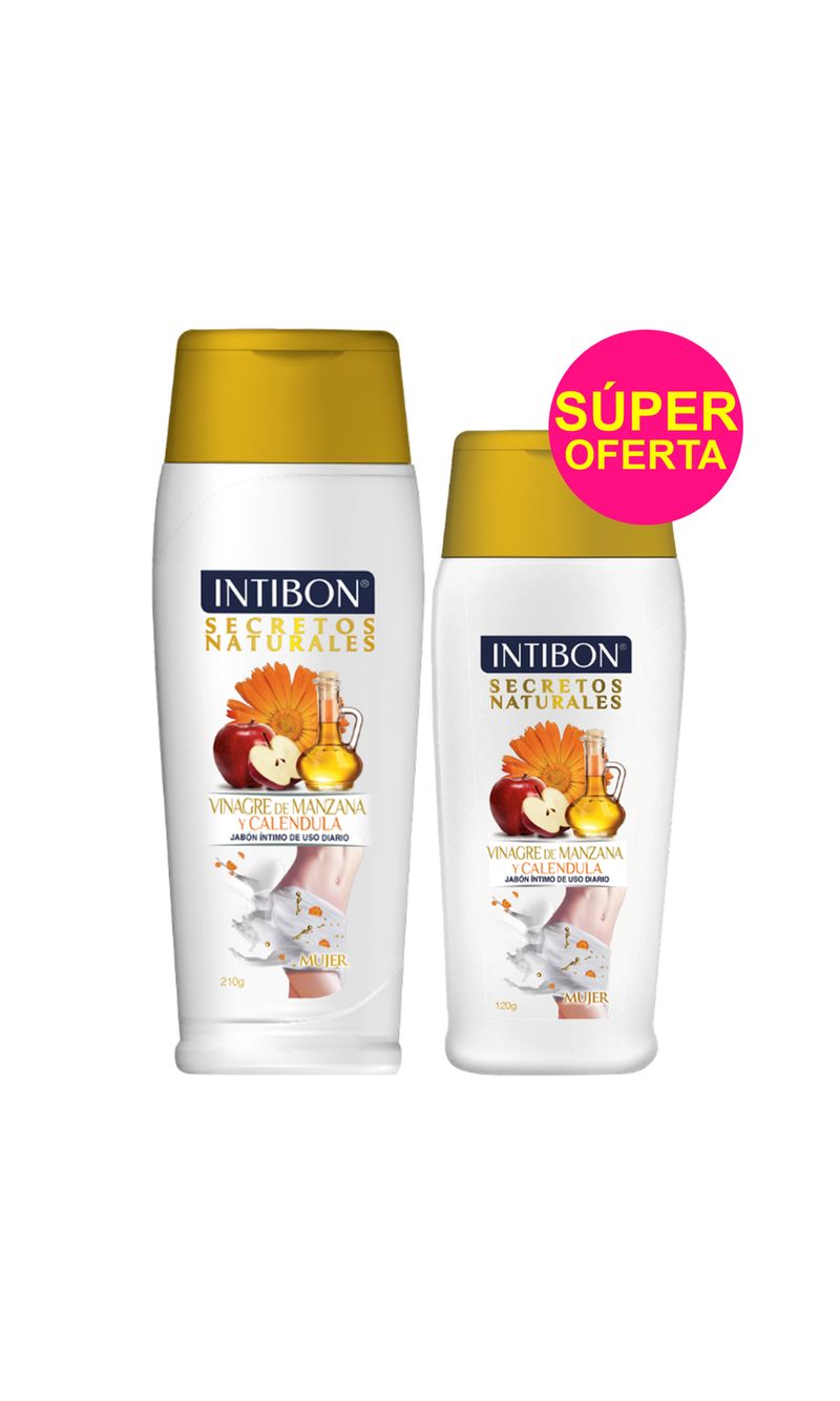JABON-INTIMO-INTIBON-VINAGRE-MANZANA-Y-CALENDULA-X-210ML-120ML