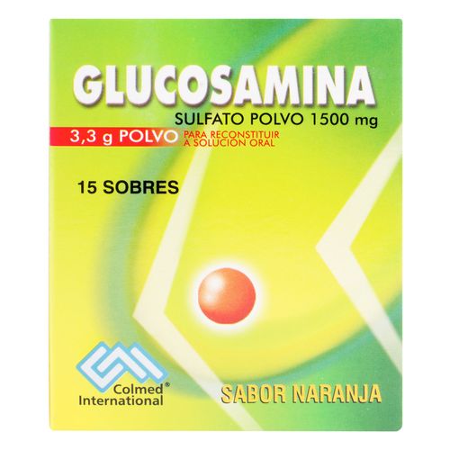 GLUCOSAMINA 1500 MG 15 SOBRES NARANJA PC