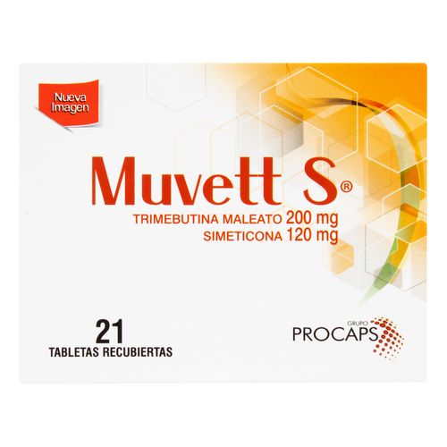 MUVETT S 200/120 MG 21 TABLETAS