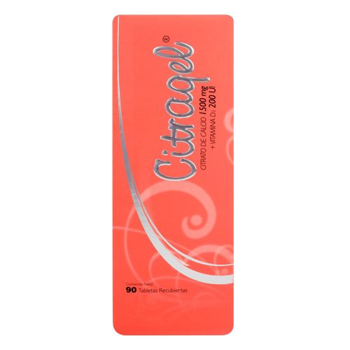 Citragel 1500 Mg/200 Ui 90 Tabletas Recubiertas.