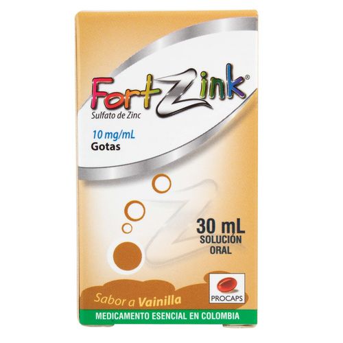 Fortzink Gotas 10 Mg 30 Ml