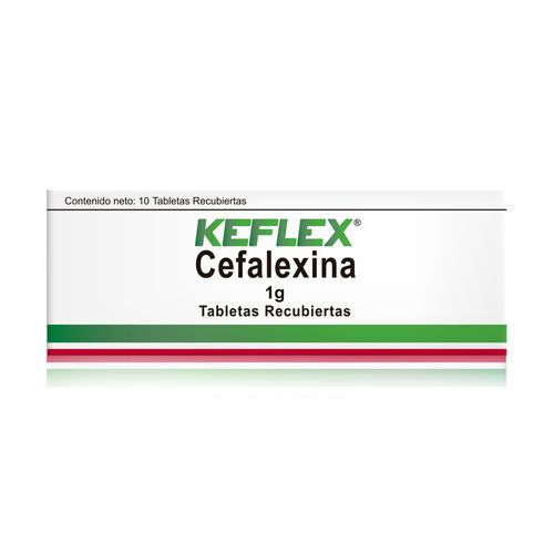 Keflex 1 Gr 10 Tabletas