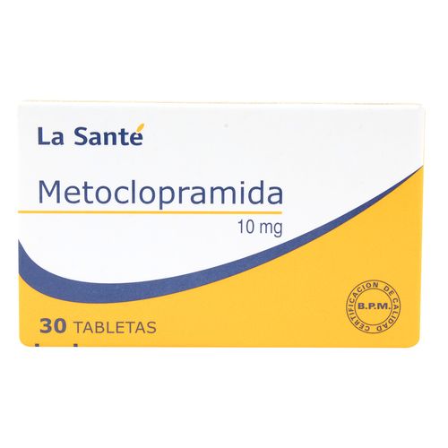 Metoclopramida 10 Mg 30 Tabletas Ls