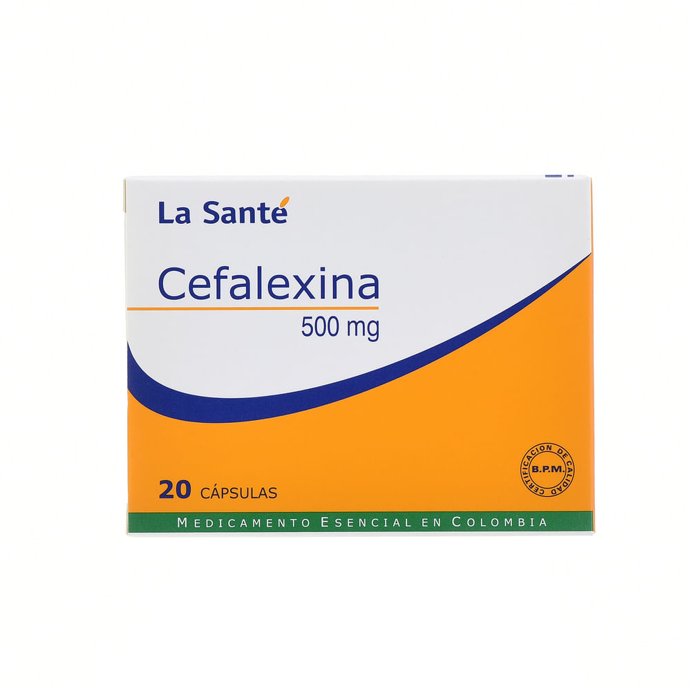 CEFALEXINA 500 MG 20 CAPSULAS LS