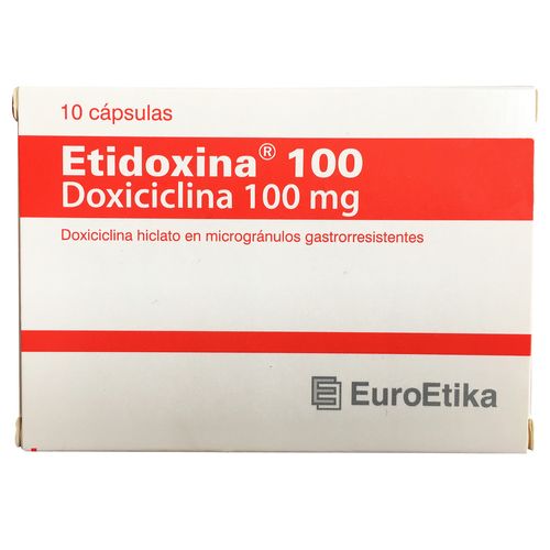 Etidoxina 100 Mg 10 Capsulas