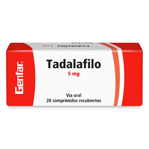 Tadalafilo 5 Mg 28 Comprimidos Gf