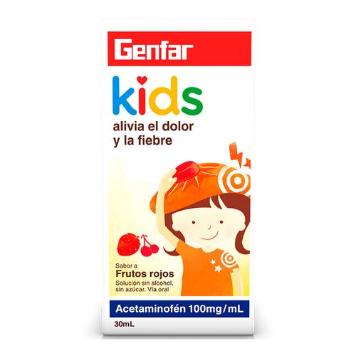 Acetaminofen Kids 100 Mg Gotas 30 Ml Gf