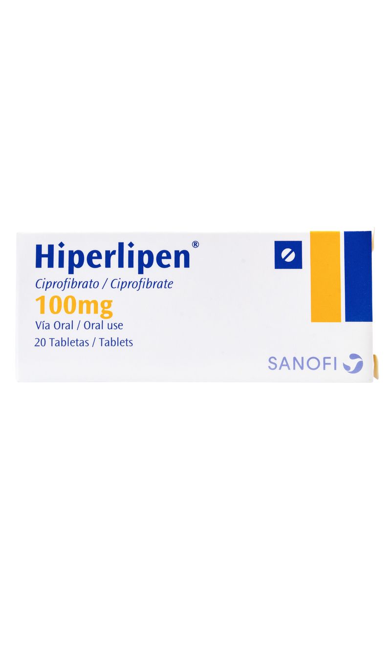 HIPERLIPEN-100MG-20-TABLETAS