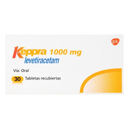 Keppra 1000Mg 30 Tabletas.