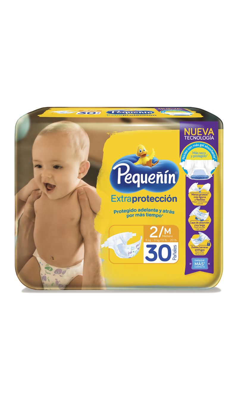 PAÑAL-PEQUEÑIN-EXTRAPROTECCION-ETAPA-2-30-UNIDADES