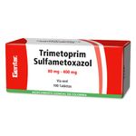 TRIMETOPRIM-SULFAMETOXAZOL-80-400-100-TABLETAS-GF