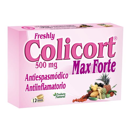 COLICORT 500 MG 12 CAPSULAS
