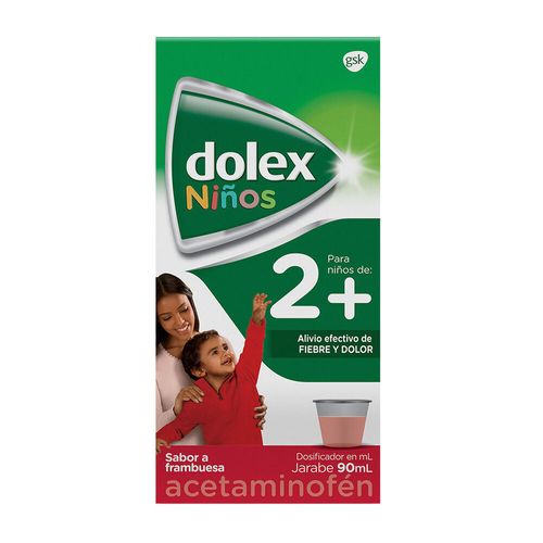Dolex Jarabe 2+ Ninos 90 Ml