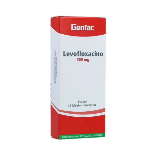 Levofloxacino 500 Mg 14 Tabletas Gf