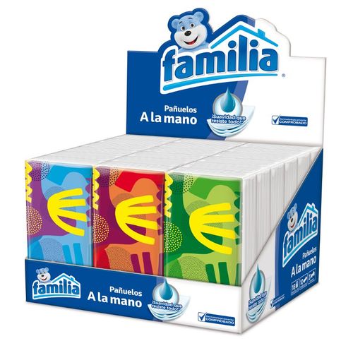 Pañuelos Familia Triple Hoja Bandeja 18 Uds