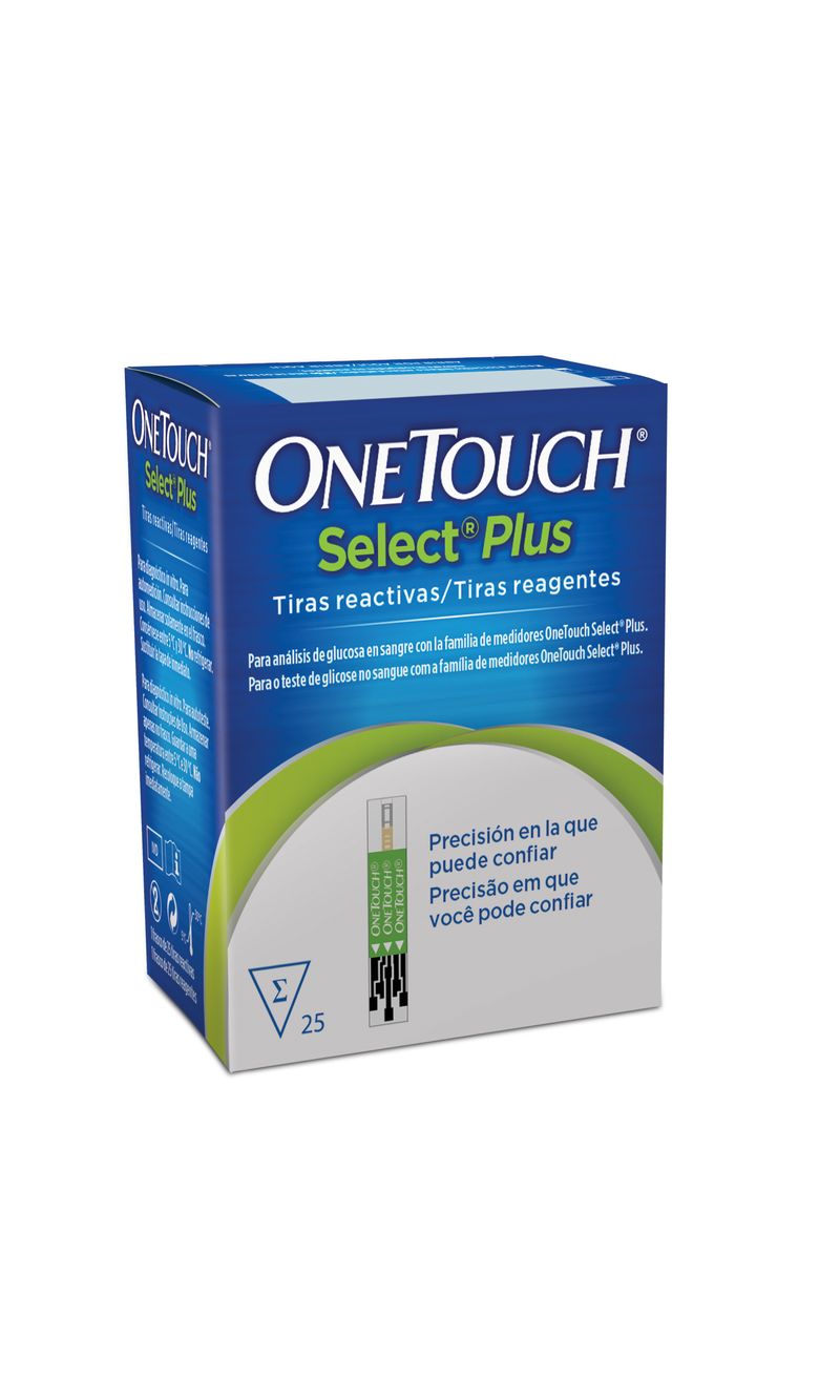 TIRAS-ONE-TOUCH-SELECT-PLUS-25-UNIDADES