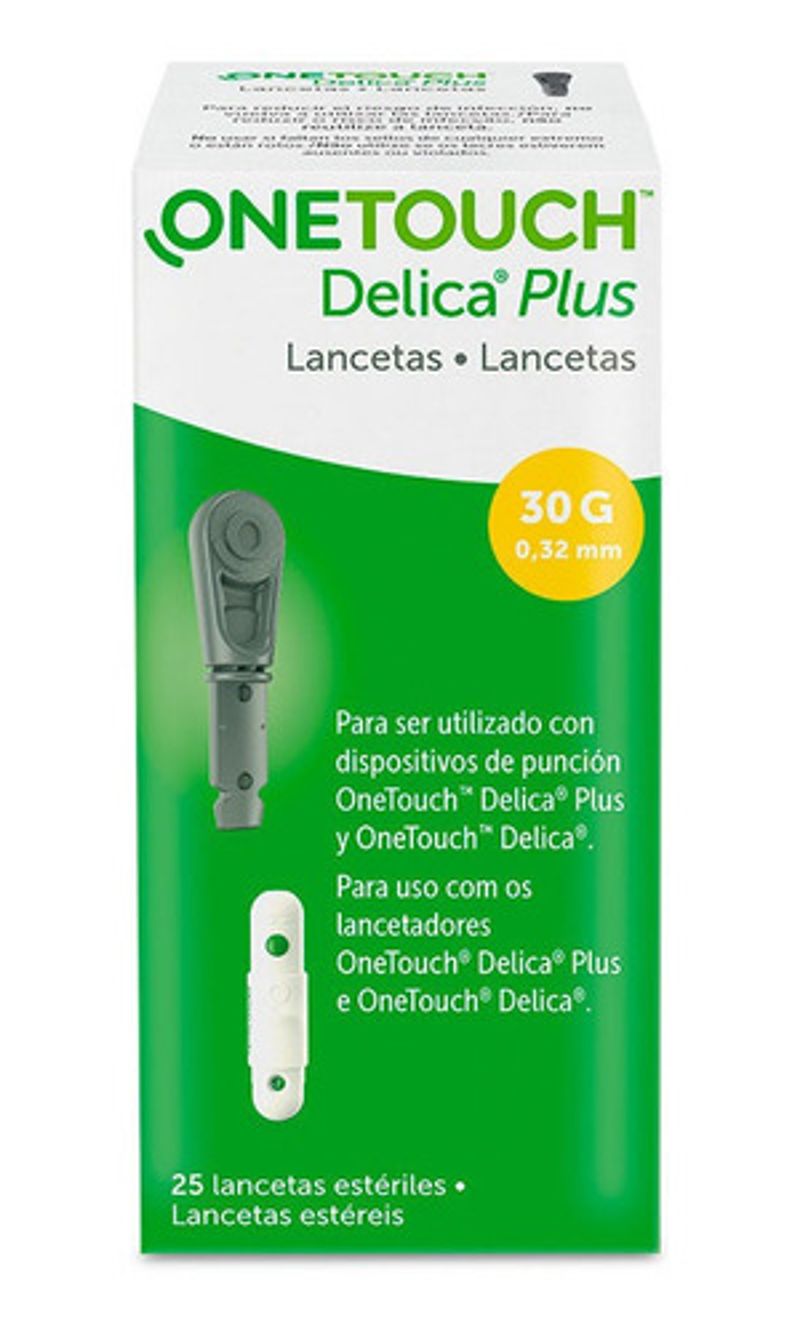 LANCETAS-ONE-TOUCH-DELICA-25-UNIDADES