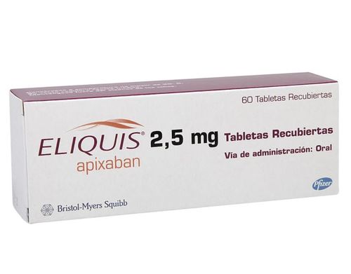 Eliquis 2.5 Mg 60 Tabletas