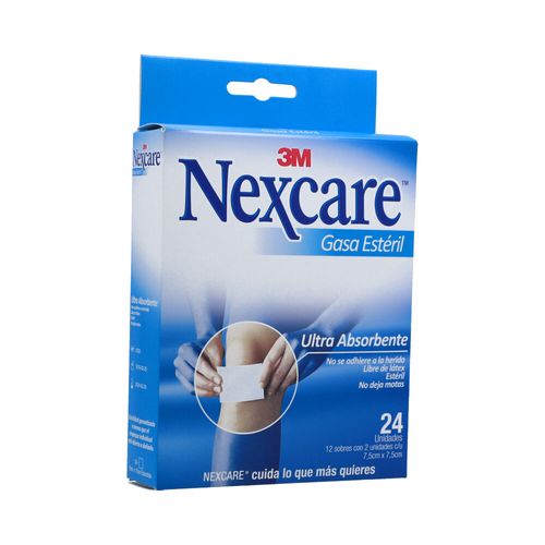Gasa Nexcare 3M Por 12 Sobres X 2