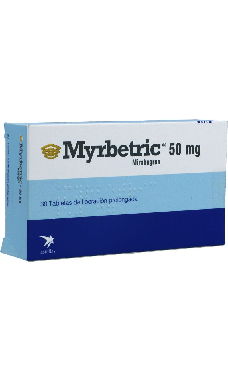 MYRBETRIC 50 MG 30 TABLETAS