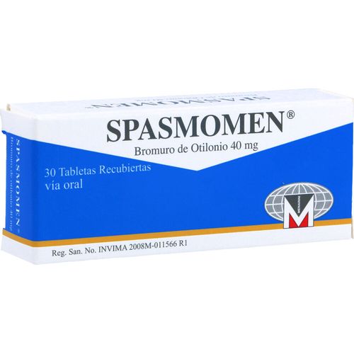 Spasmomen 40 Mg 30 Tabletas
